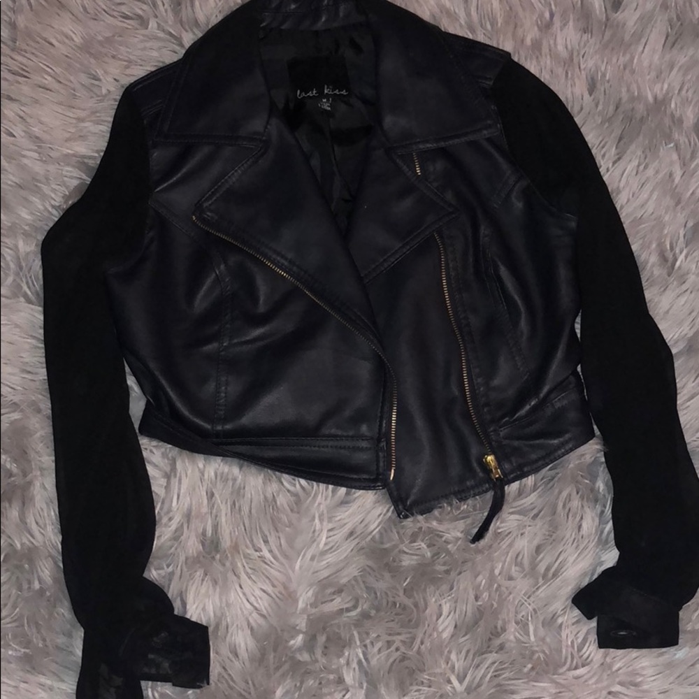 Crop Moto Jacket